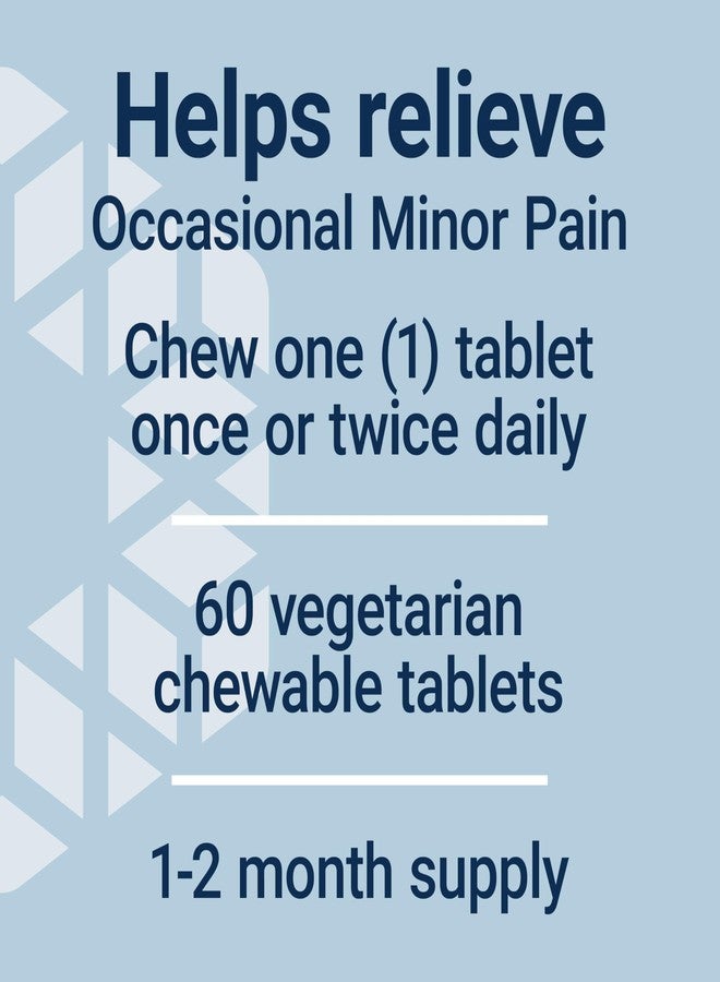 Life Extension Pea Discomfort Relief (Berry Flavor) for Occasional Minor Pain & Discomfort – Palmitoylethanolamide Supplement - Gluten-Free, Non-GMO, Vegetarian – 60 Chewable Tablets - Image 5